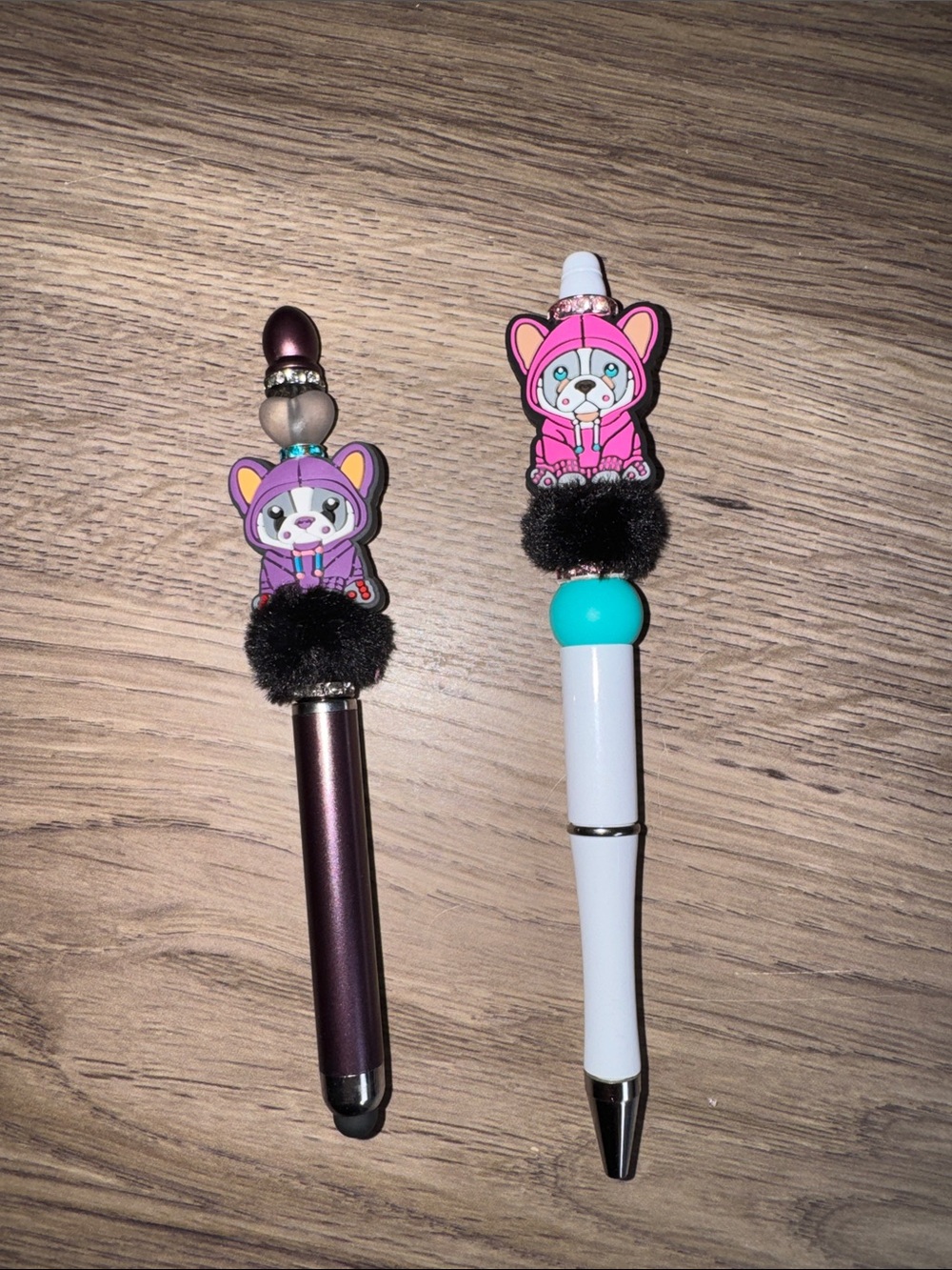 Dog in a hoodie pen stylus set